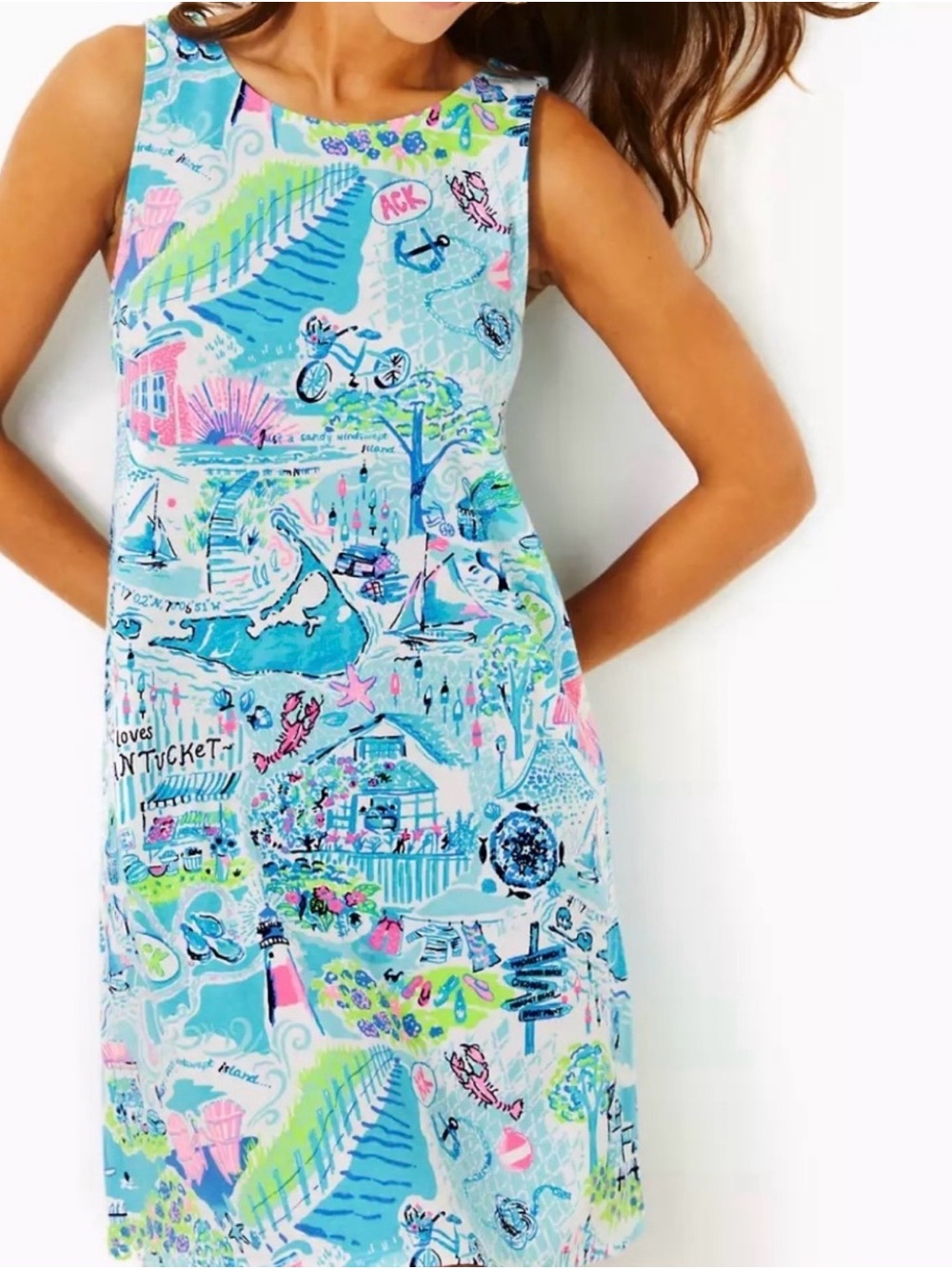 NWT Lilly Pulitzer “Kristen Swing Dress” in “Lilly Loves Nantucket” size XL